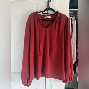 Haptic Women's Maroon Blouse